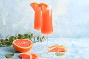 Grapefruit mimosa recipe using rose ice molds - My Uncommon Slice of  Suburbia