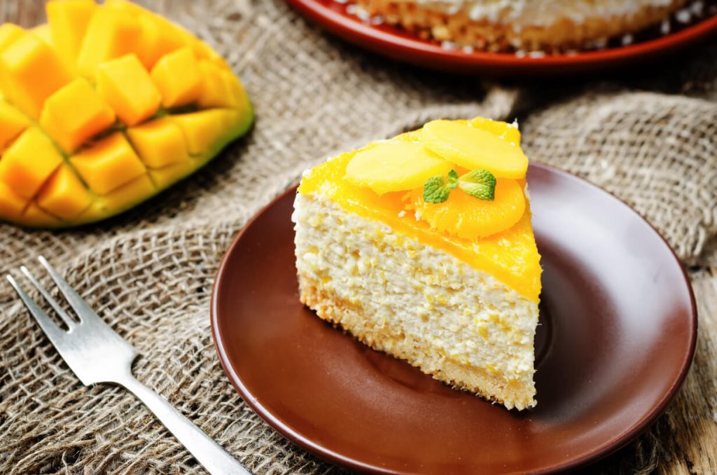 Best Mango Delight Cake Recipe - How To Make Mango Mousse Cake