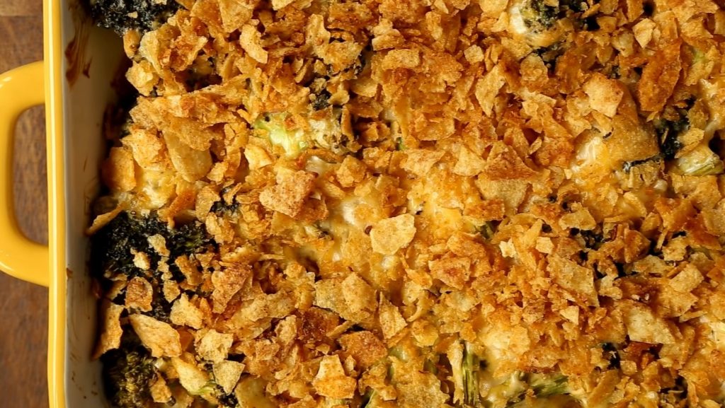 Broccoli Cheese Casserole with Ham Recipe