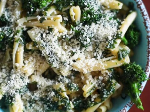 Broccolini Parmesan Pasta Salad Recipe