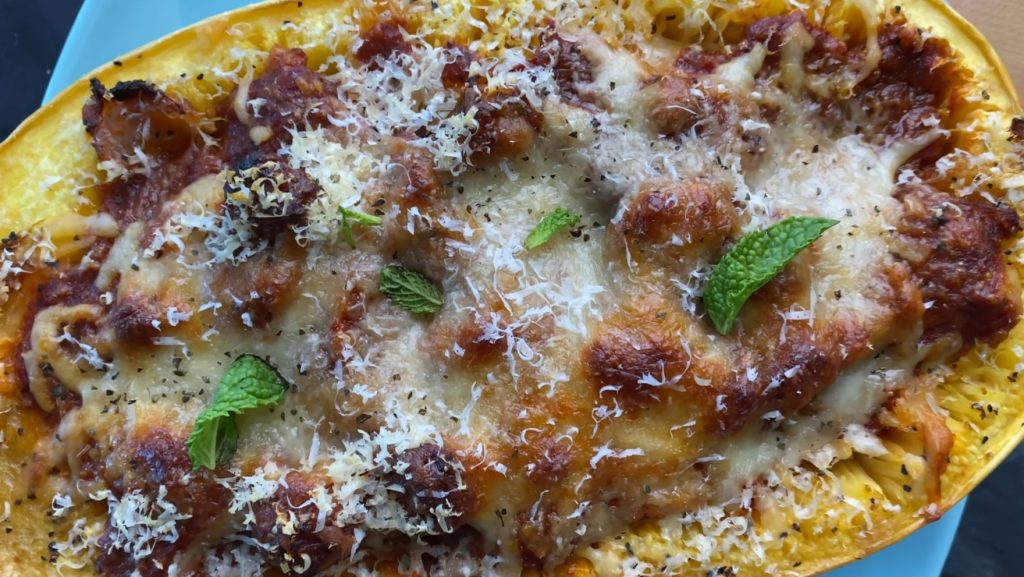 Chicken Parmesan Spaghetti Squash Recipe