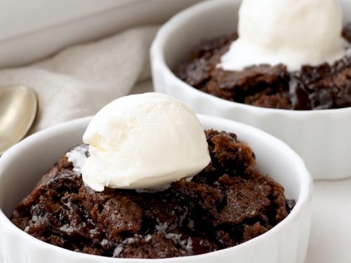Chocolate Cobbler - Hot Fudge Cake Recipe