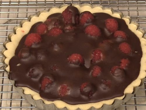 Chocolate Ganache Raspberry Tarts Recipe