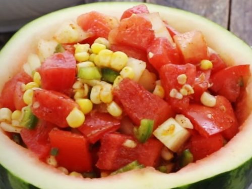 Grilled Corn and Watermelon Salsa Recipe