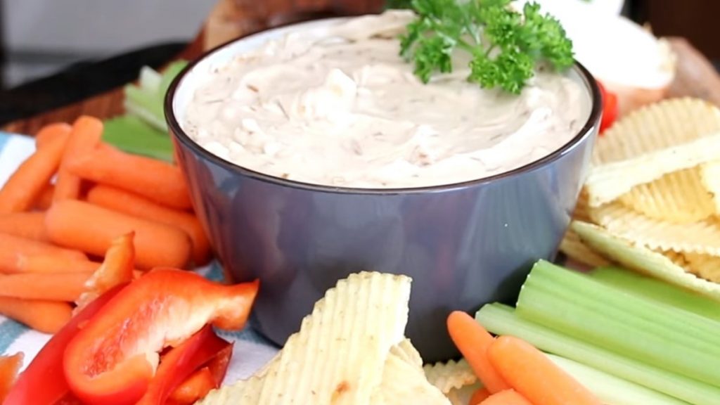 Hearty Onion Dip And Chips Recipe
