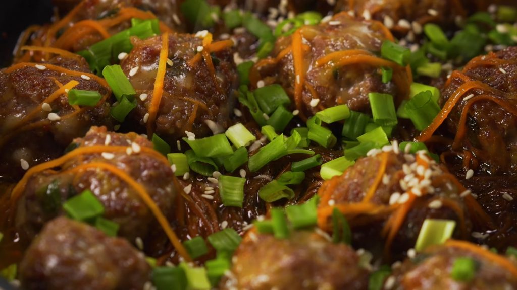 Mongolian Glazed Meatballs Recipe
