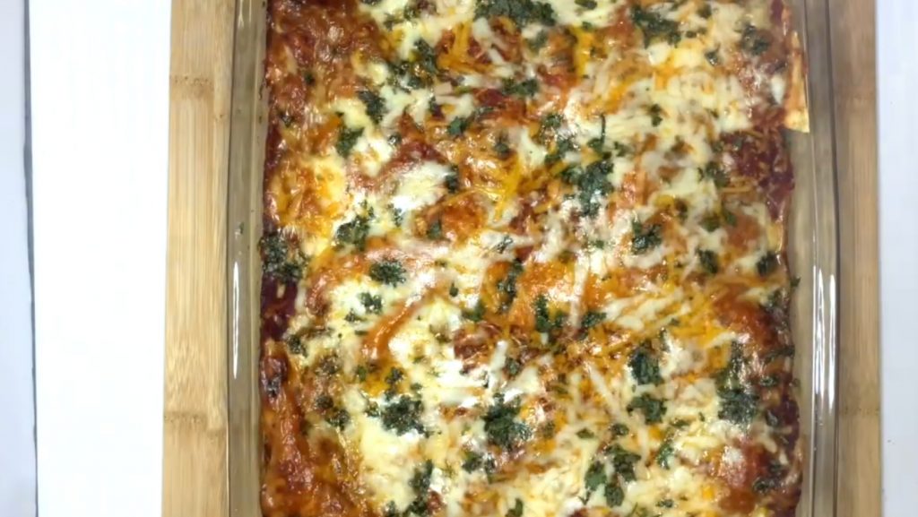 Roasted Veggie Enchilada Casserole Recipe