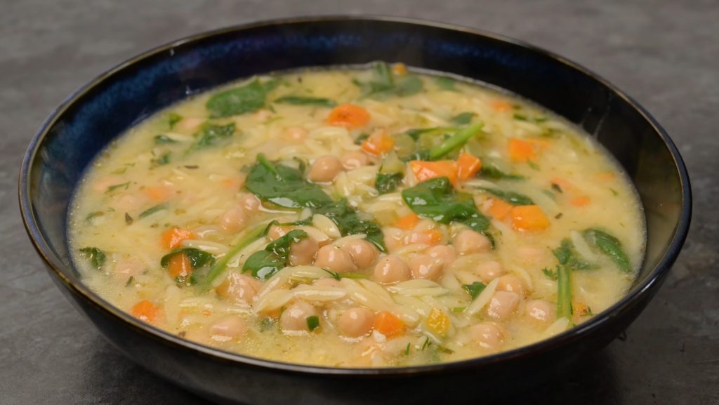 Basil, Chicken and Orzo Soup Recipe
