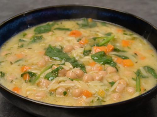 Basil, Chicken and Orzo Soup Recipe