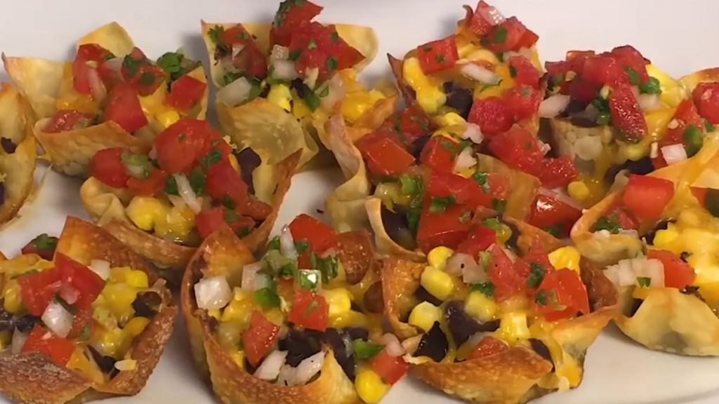 Black Bean & Mango Salsa Cups Recipe