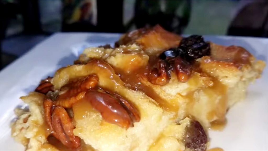 Bread Pudding with Praline Sauce Recipe