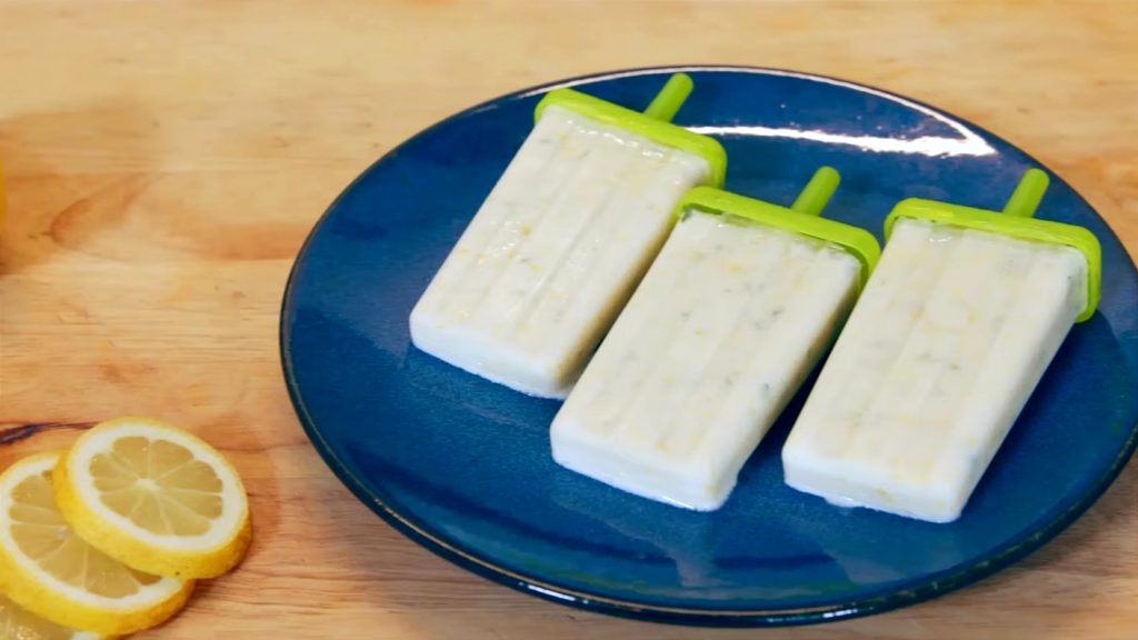 Creamy Lemon Popsicles Recipe