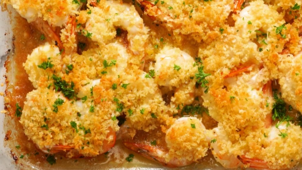 Crispy Baked Shrimp Scampi Recipe