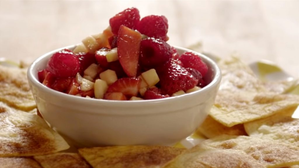 Fruit Salsa with Cinnamon Crisps Recipe