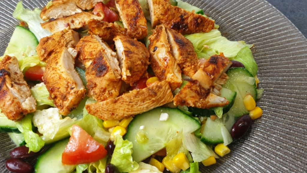Greek Lemon Garlic Chicken Salad Recipe