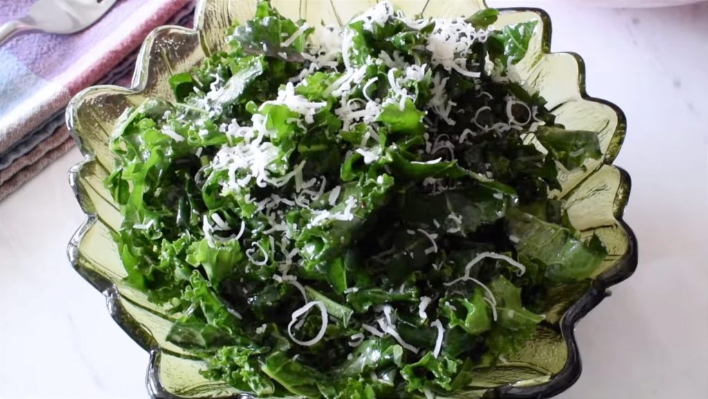 Lemon Parmesan Kale Salad Recipe