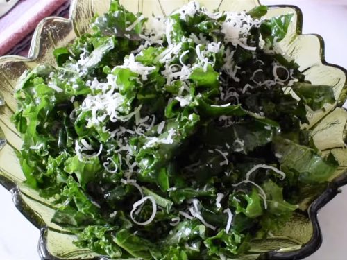 Lemon Parmesan Kale Salad Recipe