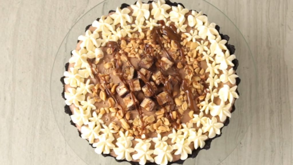 Nutella Snickers Pie Recipe