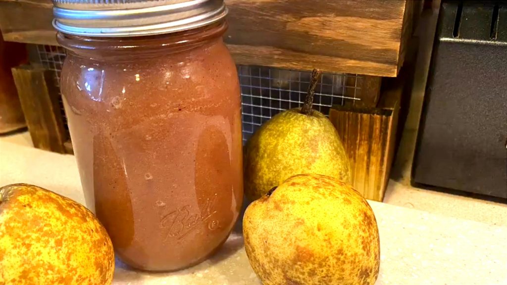 Pear Butter With Cinnamon Recipe