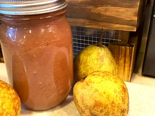 Pear Butter With Cinnamon Recipe