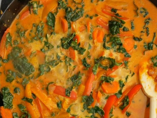 Red Vegetable Curry Recipe