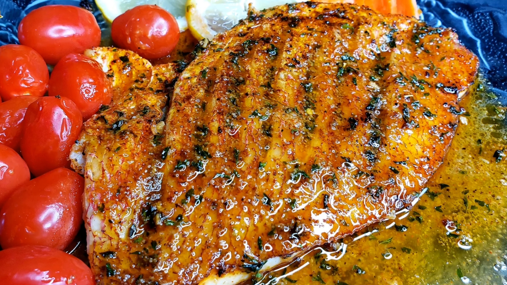 Delicious Baked Red Snapper Fish