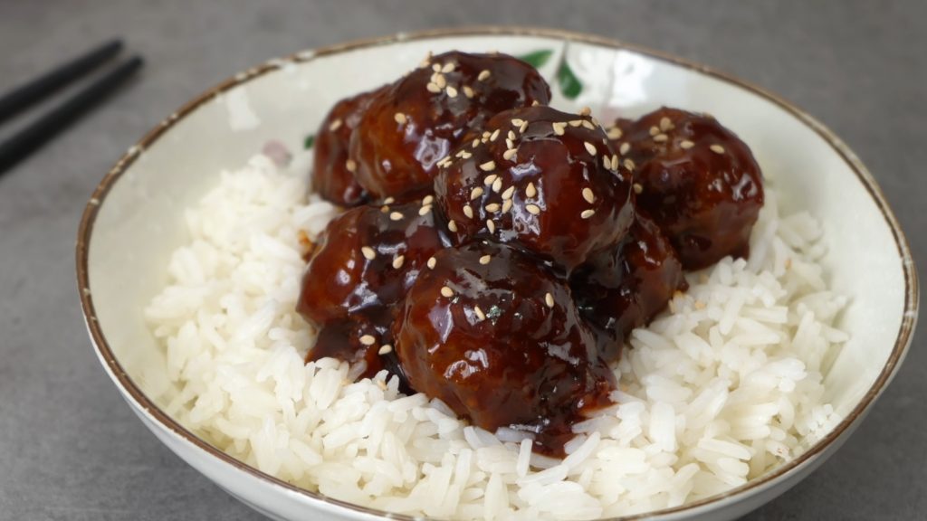Saucy Asian Meatballs Recipe