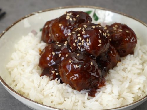 Saucy Asian Meatballs Recipe