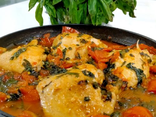 Tomato Basil Chicken Stew Recipe