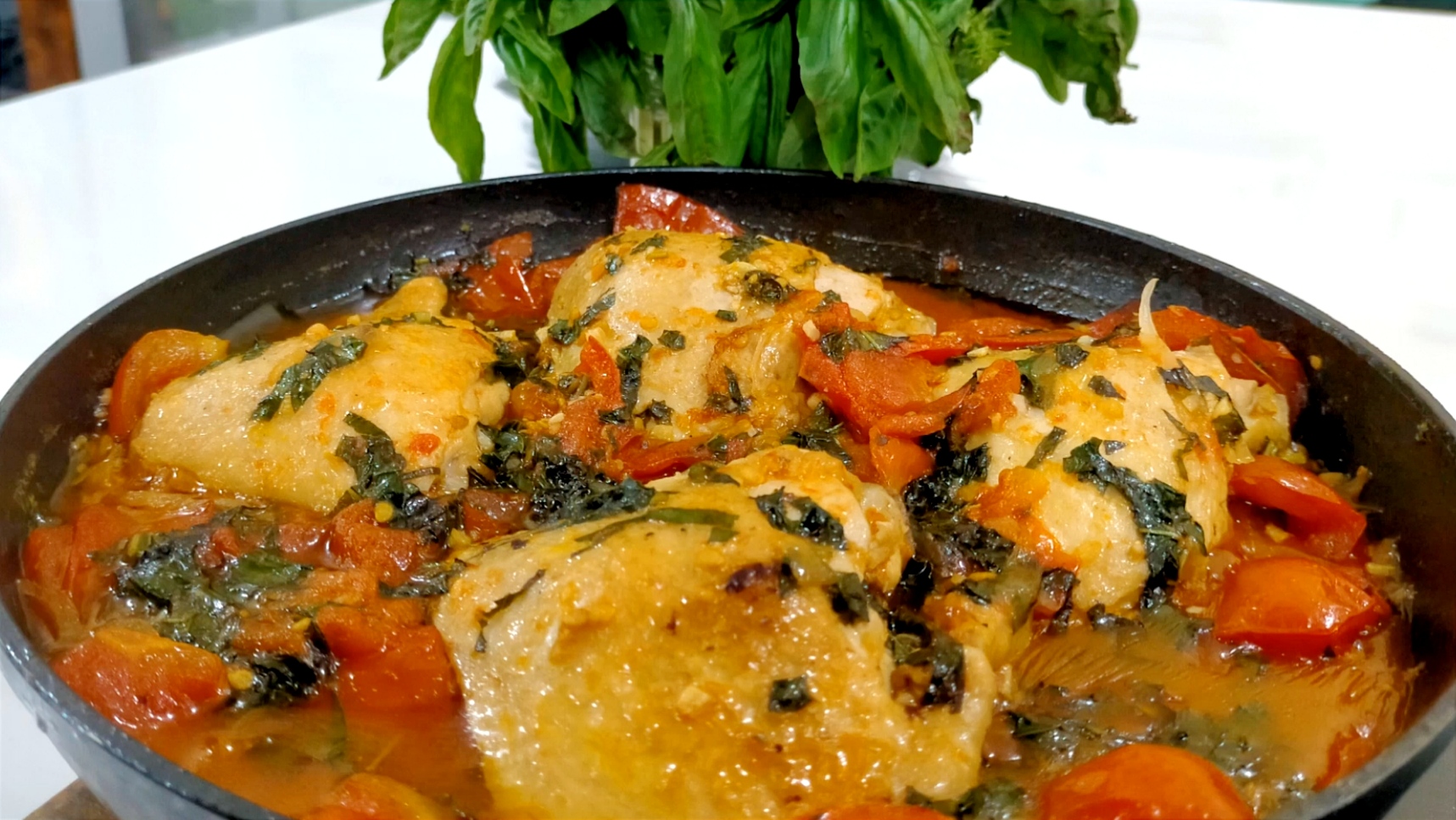 Tomato Basil Chicken Stew Recipe