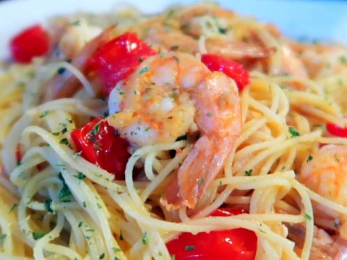 angel hair pasta with shrimp recipe