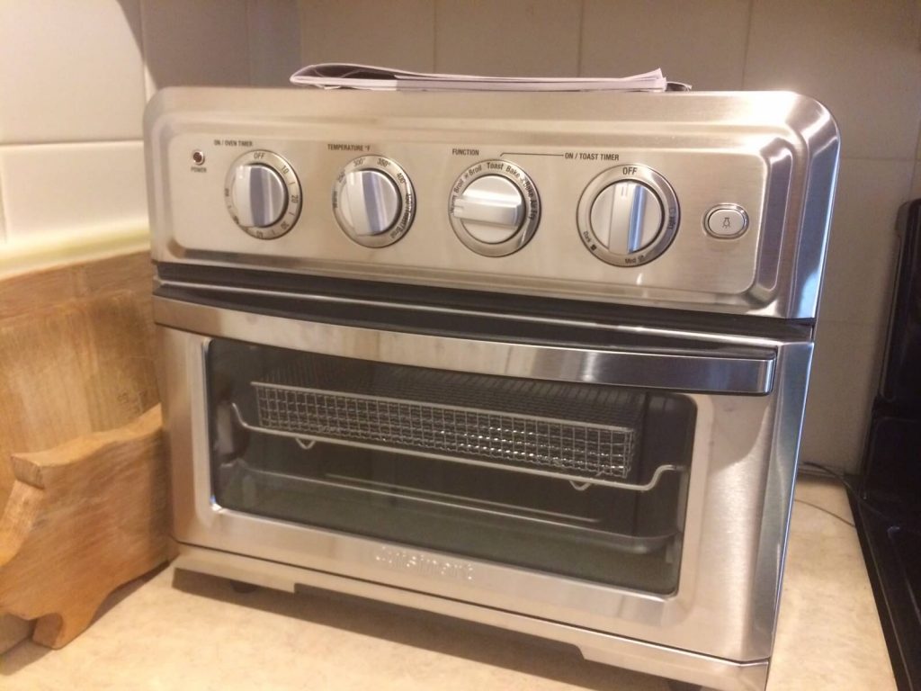 convection oven on kitchen counter