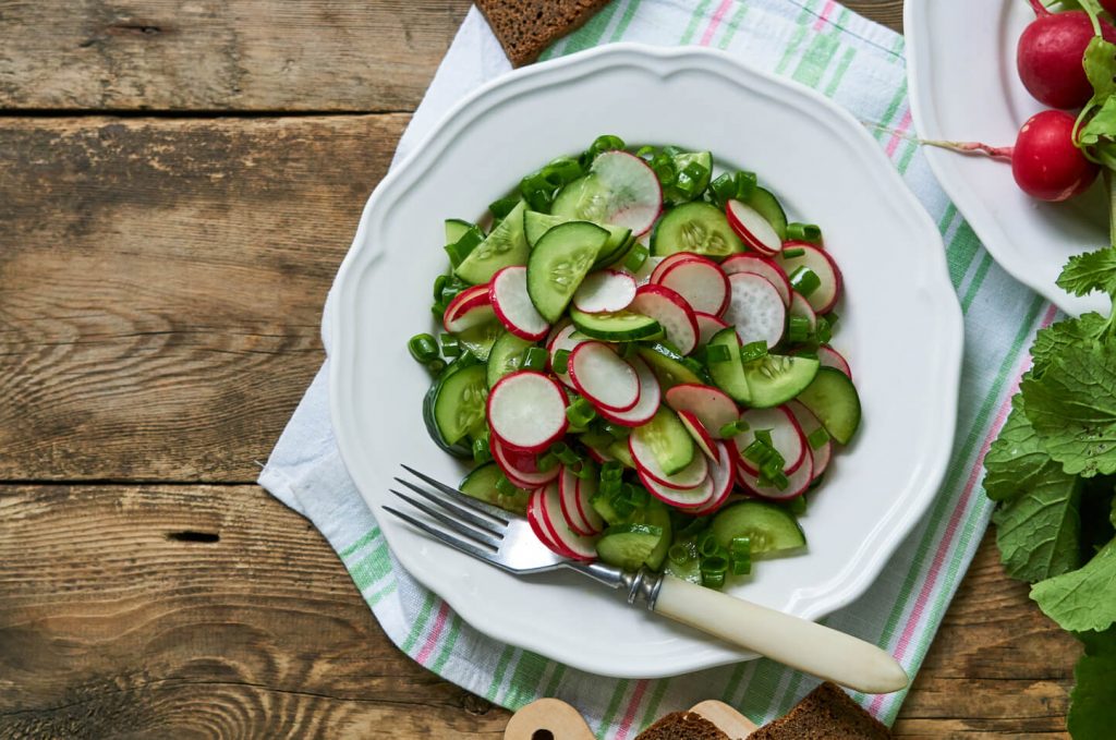 Cucumber Radish Salad Recipe