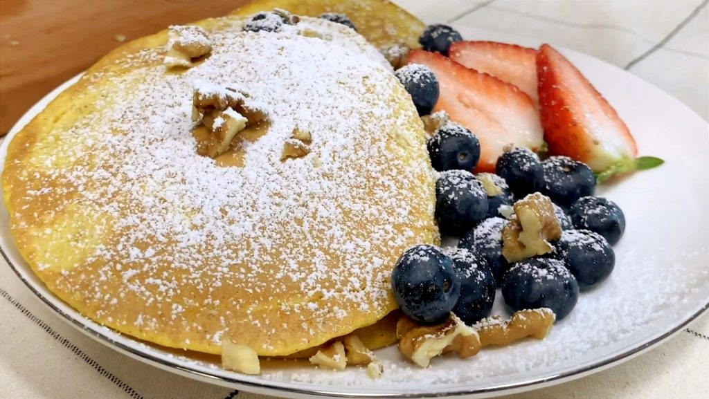 savory pumpkin pancakes