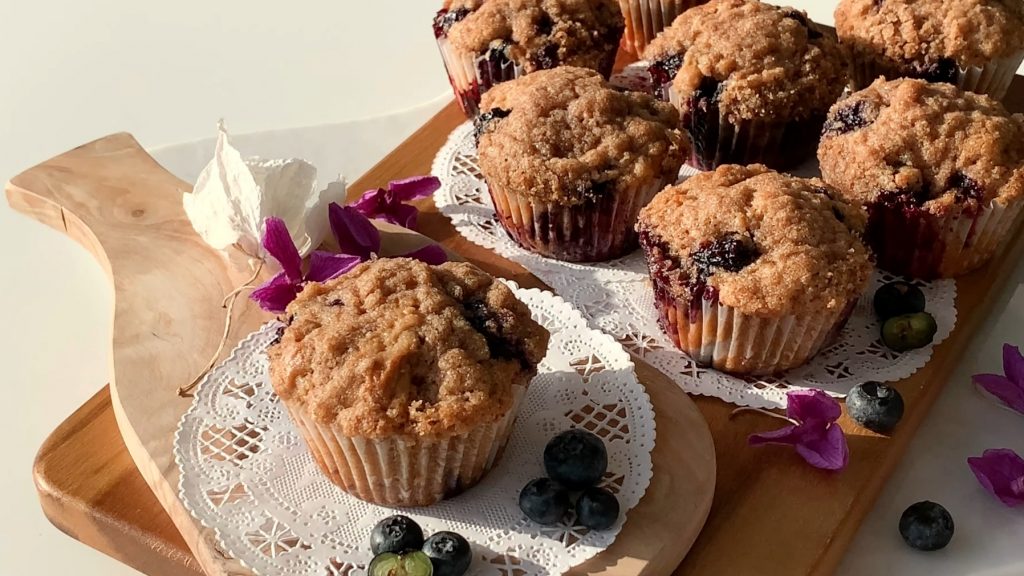 streusel topped blueberry muffin recipe