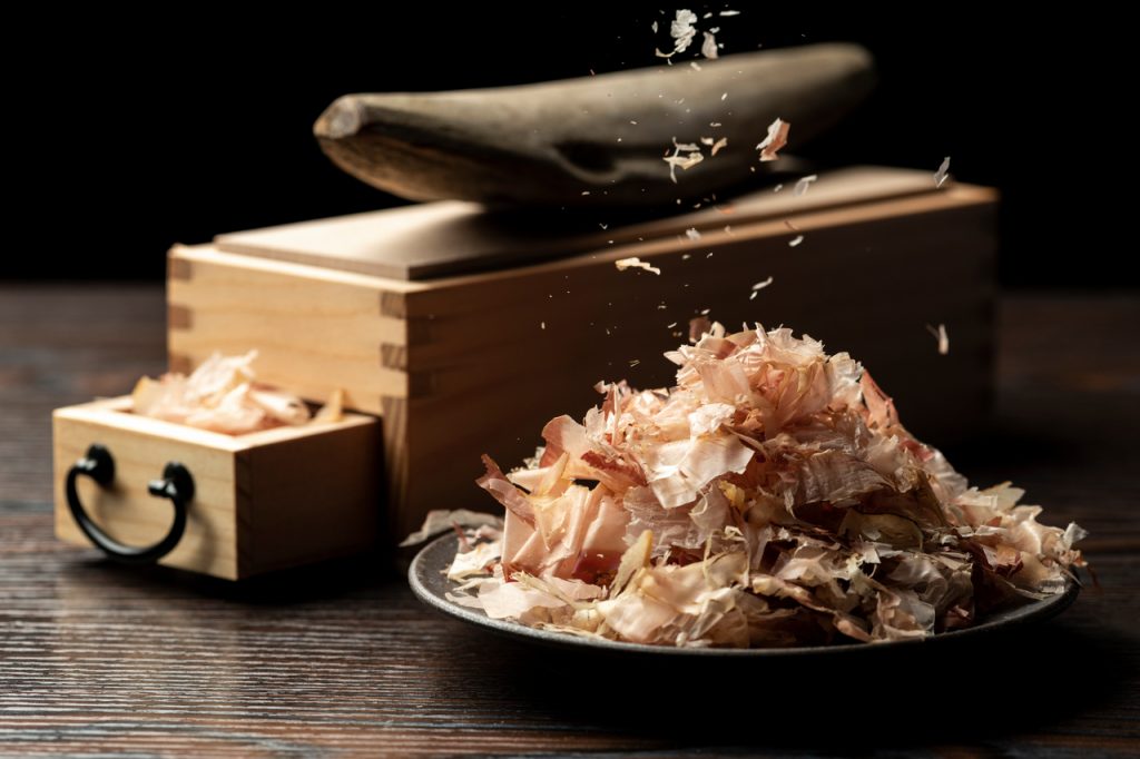 Katsuobushi (bonito flakes) will put a spring in your step and