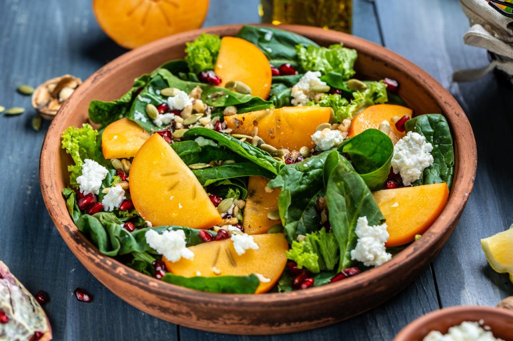 persimmon salad recipe