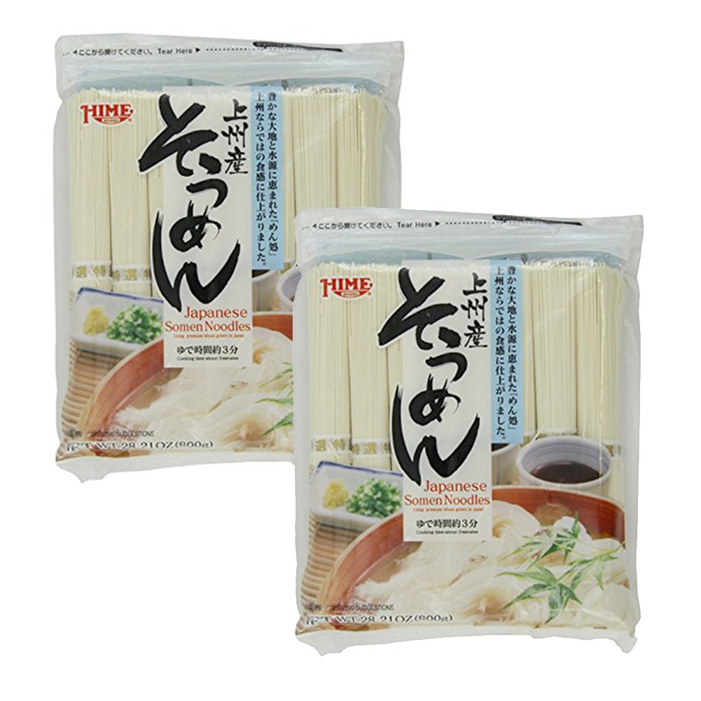 two bags of somen noodles