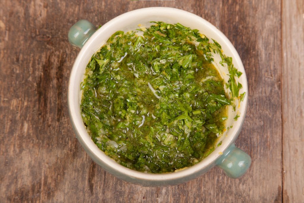 gremolata in a dish