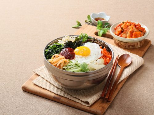 bibimbap, korean cuisine, korean food