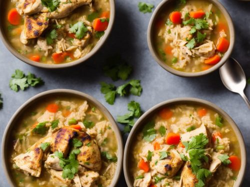 African Chicken and Rice Soup