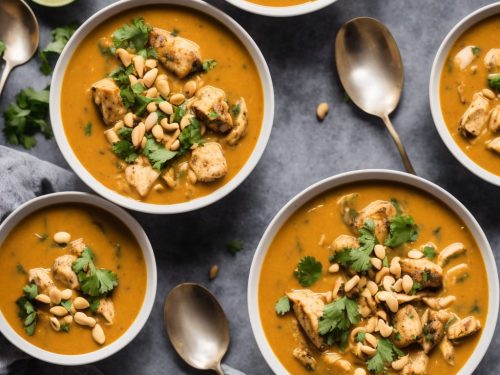 African Chicken Peanut Soup Recipe