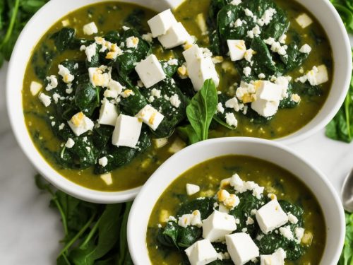 African Spinach and Feta Soup