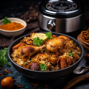 Air Fryer Chicken Biryani Recipe