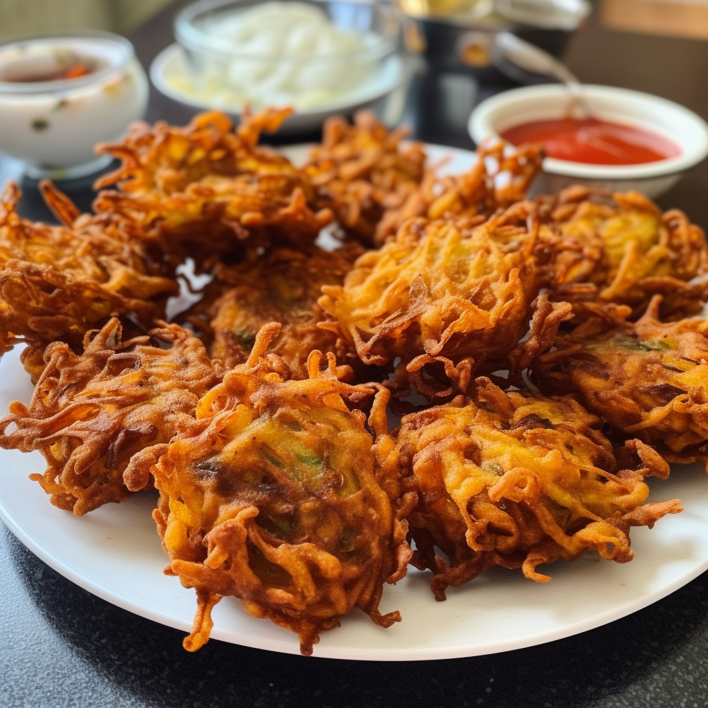 Air Fryer Onion Bhajis Recipe