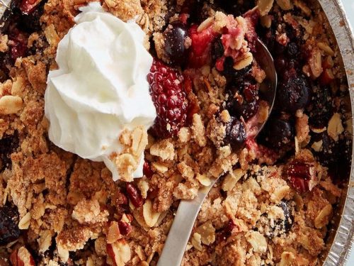 Air-Fryer-Raspberry-Crumble-Recipe