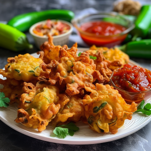 Air Fryer Vegetable Pakoras