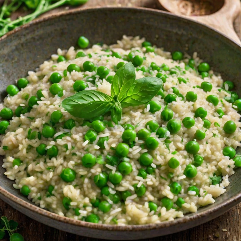 Alice Waters' Spring Pea Risotto