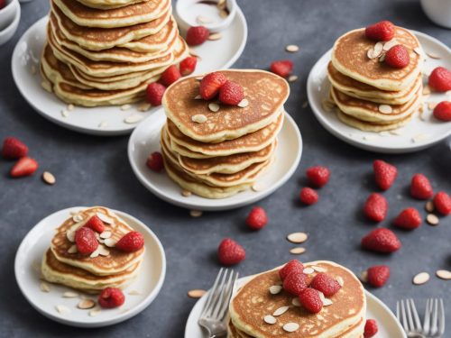 Almond Flour Pancakes with Sugar-Free Syrup