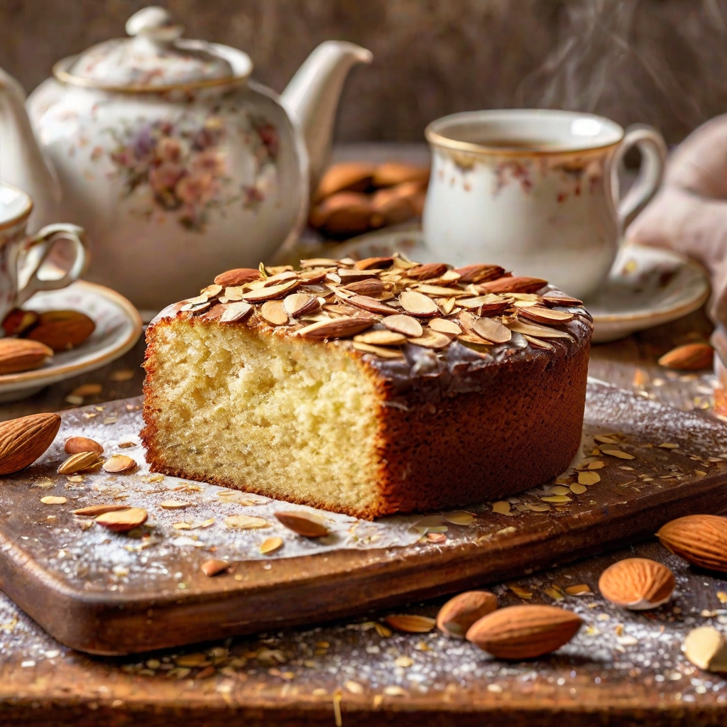 Almond Tea Cake Recipe